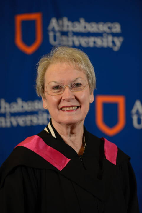 image of lynn keating in convocation robe