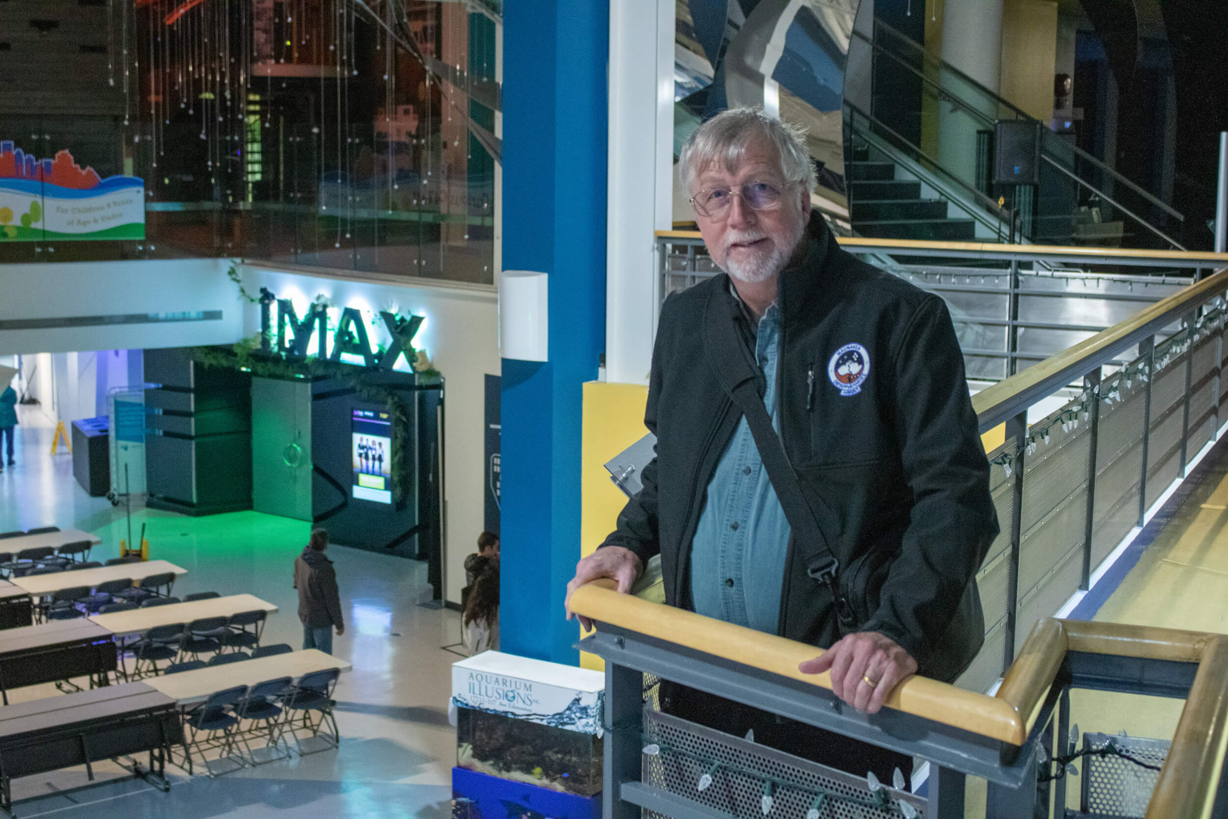 Athabasca University astronomy professor Dr. Martin Connors at the Telus World of Science in Edmonton Oct. 22 before speaking to a group of astronomy enthusiasts about how to die on the way to Mars.