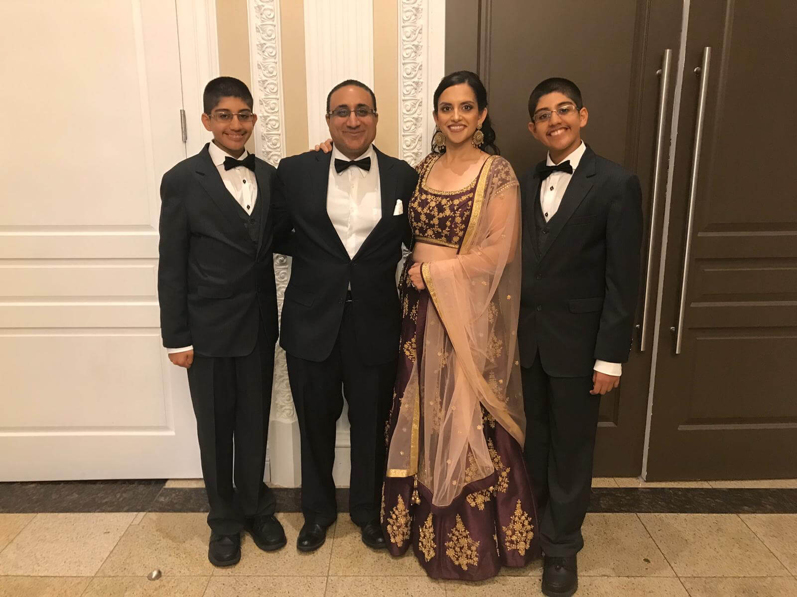 Ranjeet, Parminder, and their sons