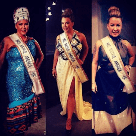 Papin competing in Mrs. Native America pageant