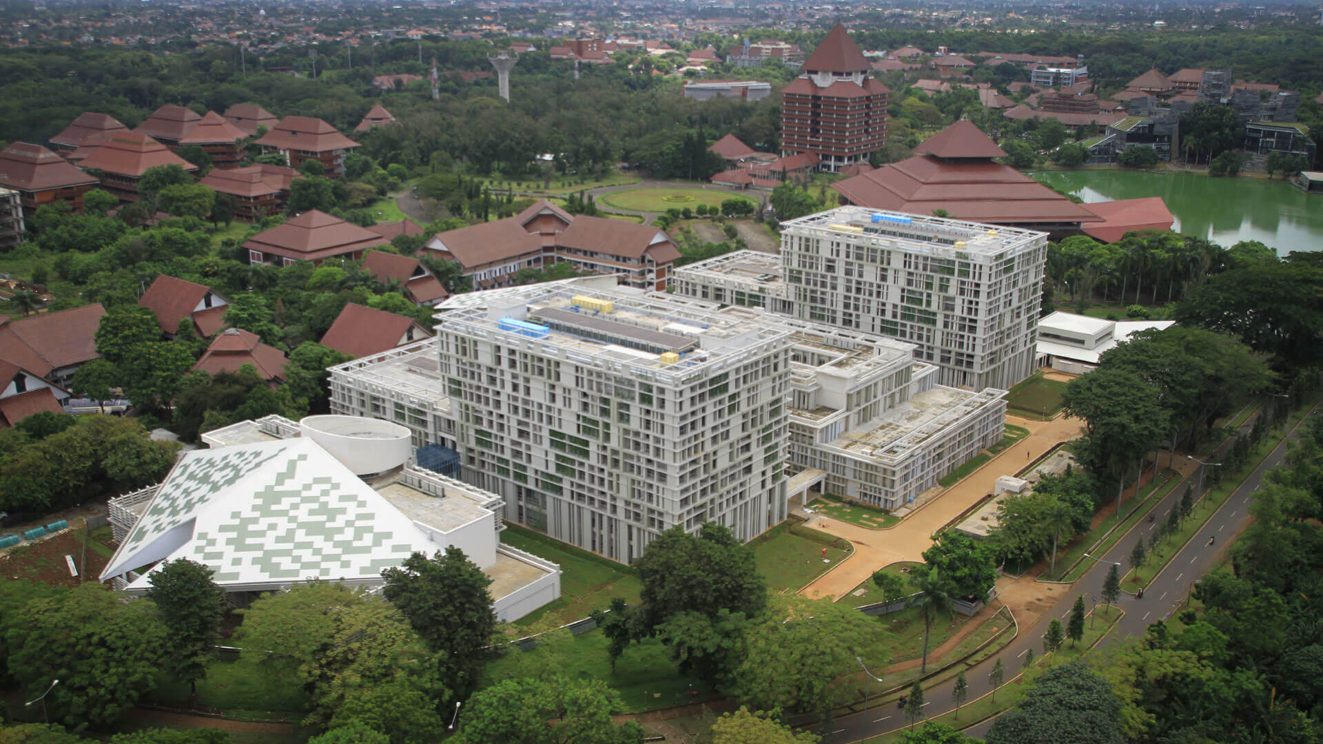 University of Indonesia Health Campus aerial view