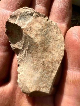 Example of an indigenous stone tool